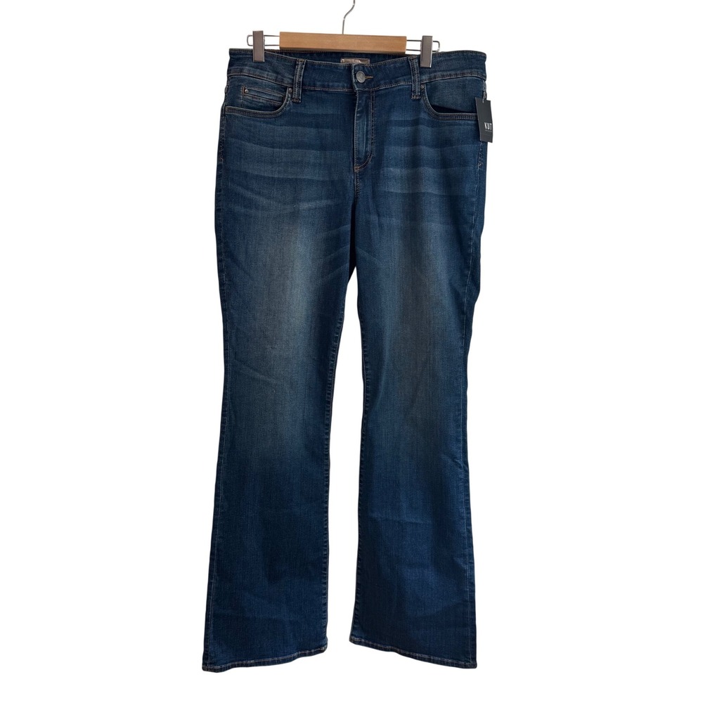 KUT from the Kloth Natalie Bootcut Jeans 16L Bravo Dark Stonewash KP258MI5L NEW